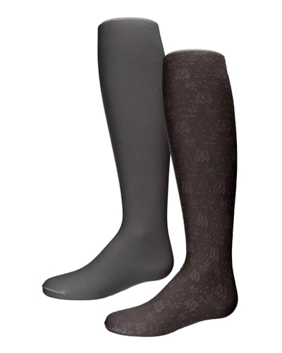 MeMoi Floral & Lace Girl's Tights 2-Pack