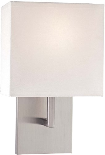 George Kovacs P470-084 1 Light Wall Sconce, Brushed Nickel #TOP8