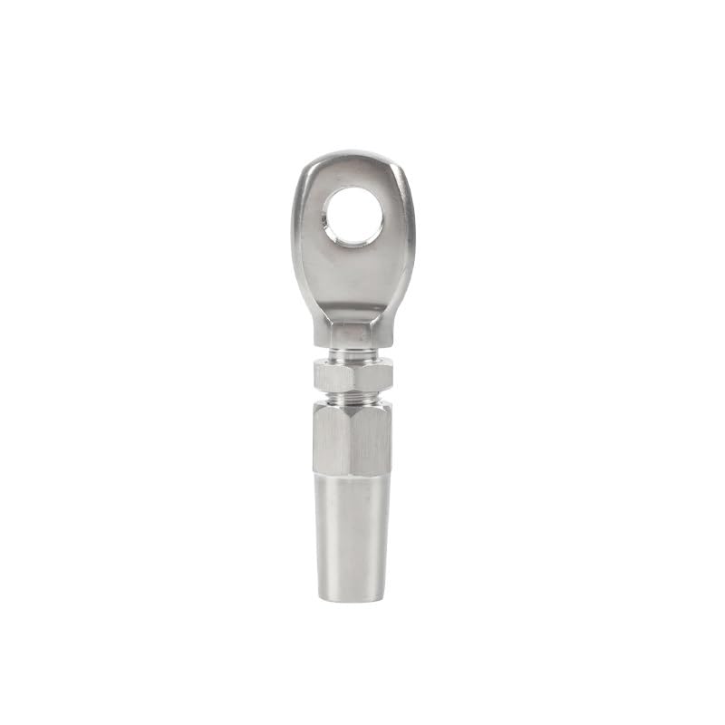 Morsetti Per Fune Hardware di tensione terminale Swageless Eye for ringhiera for cavi da 2 pezzi for for cavo metallico 6 mm