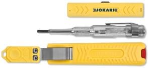 Jokari Stripping Kit, Wire Stripper Wire Stripper Single No. 1 Knife with Hook Blade – VOLTAGE TESTER TESTING Screwdriver