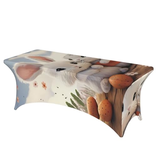 Nappe imperméable et infroissable en élasthanne pour table 1,8 m