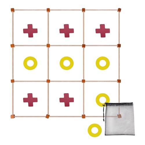 Juegos de mesa gigantes para exteriores, juego familiar interior grande, herramienta educativa para coordinación -mano para fiestas en el jardín, camping, cumpleaños familiar