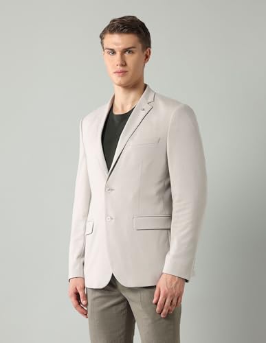 Image of Arrow Knitted Blazer for Men - Slim Fit, Button Closure Casual Blazer for Men