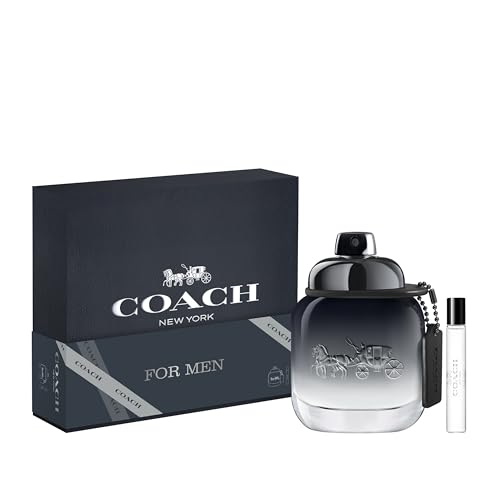 Coach for Men 2 Piece Eau de Toilette Gift Set (Eau de Toilette Spray, Travel Spray)