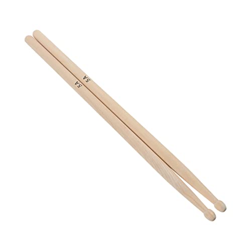 Baquetas para percusión madera maple tamaño 5A beige miniatura 1