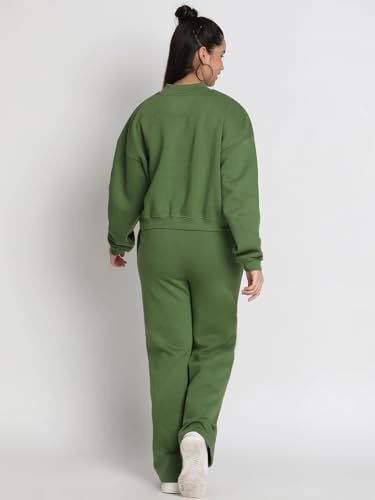 Image of Li'l Tomatoes Girls Fleece Tracksuit Set| Winter Hooded Full Zip Sweatshirt with Track Pants| Warm Casual Co-Ord Set| 7-16 Years