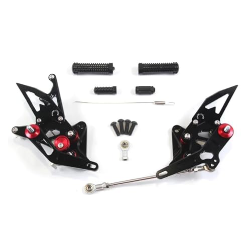 Pédale Repose Pied Moto GSXR 1300 Réglables Cale Pied Noir