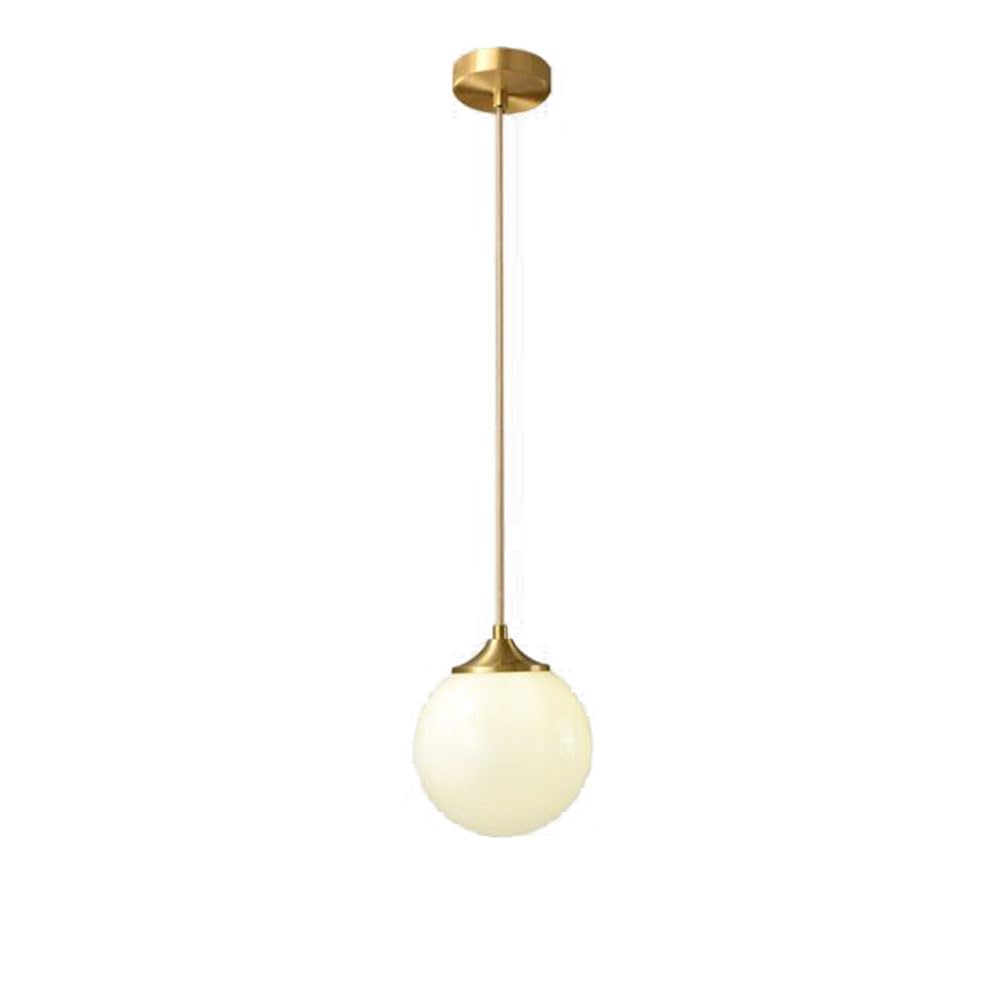 RSZCSMO Modern Minimalist 5.9-inch LED Bedroom Bedside Chandelier Nordic Luxury Living Room Dining Room Glass Chandelier is Suitable for Bar Cafe Hotel,Lighting Fixture