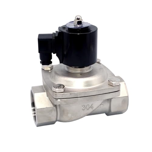 Électrovanne eau acier inoxydable 1,5 pouce haute résistance 2W-400-40B - 2
