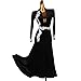 ZYDANC Black,M,Ballroom Dresses for Women Waltz Foxtrot Performance Costume Modern Dancing Outfit Standard Flamenco Practice Skirt