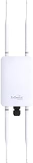 EnGenius Technologies ENH1350EXT Wi-Fi 5 AC1300 2x2 Dual-Band Outdoor Long Range Access Point/Range Extender/Bridge Features IP67 Rated, MU-MIMO, Fast Roaming (Mounting Kit & PoE Injector Included)