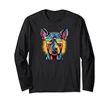 Photo Gallery divertente cane doberman pinscher che indossa occhiali da sole retrò maglia a manica Photo Gallery divertente cane doberman pinscher che indossa occhiali da sole retrò maglia a manica