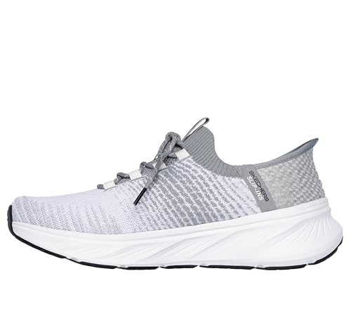 Skechers Men's Edgeride Raygo Hands Free Slip-in Sneaker,White/Gray,11