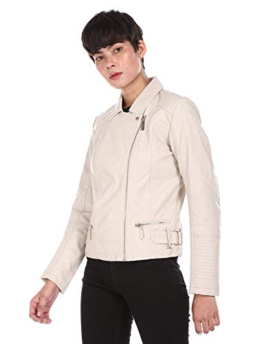 Image of U.S. Polo Assn. Polyester Women Long Sleeve Solid Hood Standard Length Quilted Jacket
