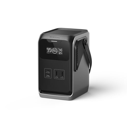 EF ECOFLOW Trail 200 DC Portable Power Station 192Wh Ultra-light LFP Battery Bank with Handle 220W Solar Generator Fast Charge 4 Output Port Drop-Proof 0 Noise for Outdoor Travel Home