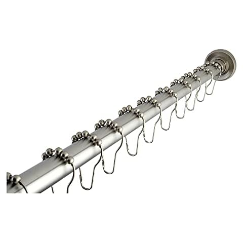 Kingston Brass Edenscape Adjustable Shower Curtain Rod Cover