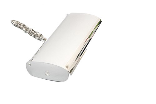 Aulica 2107/01 Ramasse Miettes Vigne Vaisselle Chrome Argent/Blanc Cover