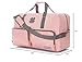 Lucky Travel Duffel Bags 65L, Gym Bag, Travel Bag & Large Duffle Bag for Men, Foldable Overnight Weekender Bags for Women & Men with Adjustable Shoulder Strap, Bridal Rose