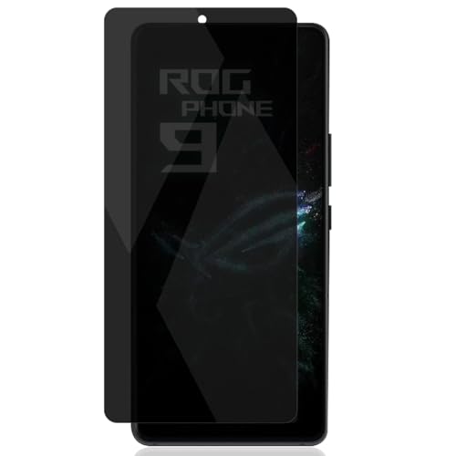 Zerrshoo Schutzfolie für Asus ROG Phone 9/9 Pro Sichtschut, Panzer Schutz Glas Privatsphäre, 9H Anti-Kratzen/Anti-Spy Displayschutz für Asus ROG Phone 9/9 Pro Gehärtetes Glas Privacy 1 Stück