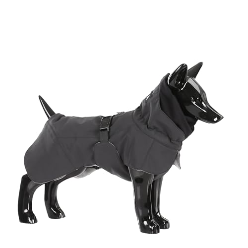PAIKKA Reflektierende Winterjacke für Hunde - Schwarz - Modern - Polyester/TPU/Baumwolle/Graphen/Elastan - Unisex - Alle Breed Sizes - Alle Altersstufen