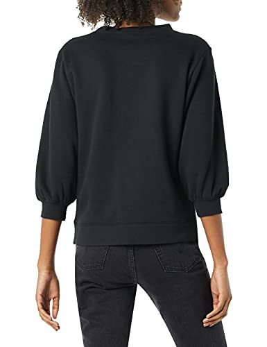 Amazon Essentials womens French Terry Fleece Crewneck Sweatshirt with Sleeve Detail