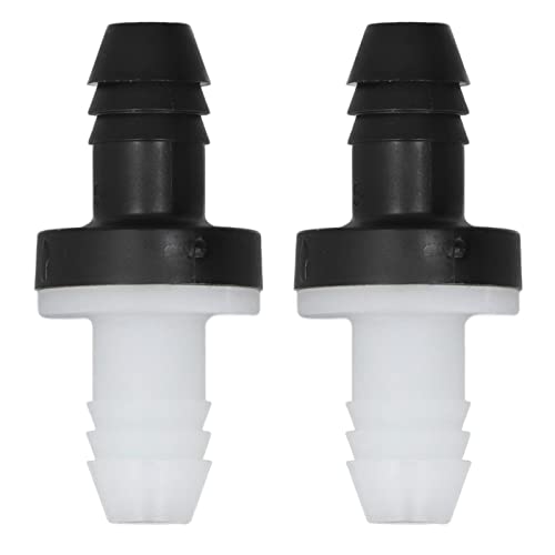 Válvula de retención de repuesto Klanata, válvula de retención antirretorno, 2 piezas de 3/8 pulg. para agua, gas y aire, válvula de retención unidireccional para líquidos y gases. (CDAV6)