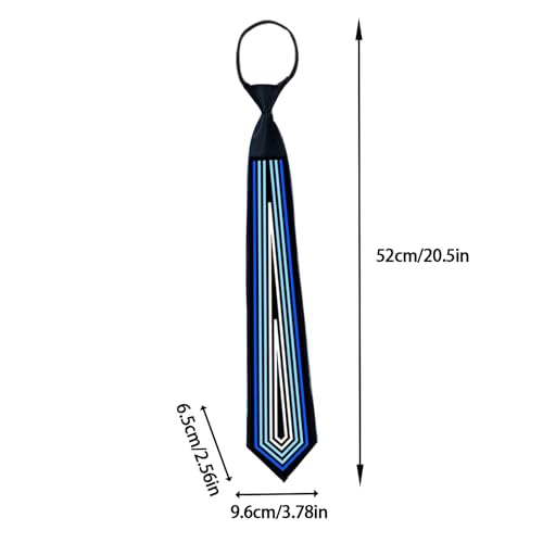 Corbata luminosa LED con sensor de voz para celebraciones de cumpleaños 5