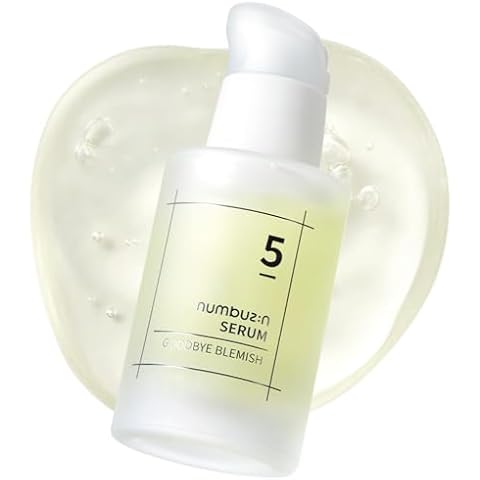 numbuzin No.5 Serum | Goodbye Blemish Serum | Blemish Serum for Dark Spots, Acne Scars with Vitamin C, Niacinamide, Antioxidant | Lightweight Gel, Korean Skin Care for Face | 1.69 fl. oz. Cover