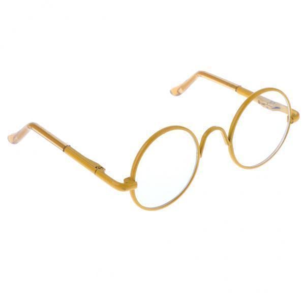 5x1/6 Pair Round Frame Clear Lens Glasses Eyewear for 12'' Blythe Dolls Yellow|Dolls & Bears|Dolls|By Brand Company Character|Blythe-image-39