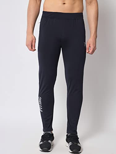 Image of FITINC Men's Stretchable Track Pant for Gym with Zipper Pockets