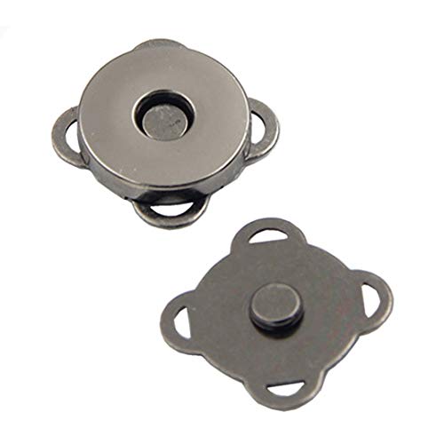 24 Sets Magnetverschlüsse zum Einnähen für Handtaschen, Kleidung, Scrapbooking, Nähen, Basteln, 18 mm Cover