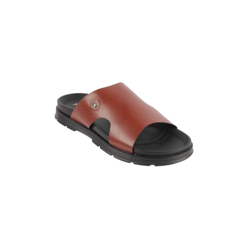 Image of Metro Men Leather Comfort Everyday Casual Slippers