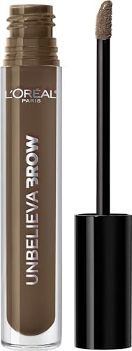 L'Oreal Paris Unbelieva-Brow Longwear Waterproof Tinted Brow Gel, Smudge-resistant, Transfer- Proof, Quick Drying, Easy and quick application with precise brush, Brunette, 0.15 fl. oz.
