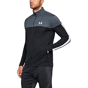 Under Armour Sportstyle Pique Track Jacket, Lightweight and Breathable Men’s Fleece, Comfortable Tight-Fit Running Jacket Men