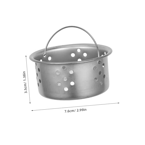 Colador para fregadero de cocina acero inoxidable 3 pzas miniatura 2