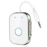 Swiitech Bluetooth Transmitter Receiver, 2-in1 Wireless Adapter for Airplane, Bluetooth 5.3 Transmitter for TVs, Gym Equipment, Cars,Use with 3.5mm Jack and RCA Cable