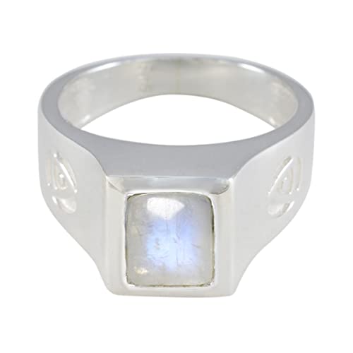 Bague en argent sterling 925 au design d'octogone pour sublimer vos soirées