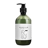 LjwZekyrnt 500 ml Haustier-Shampoo, Geruchsentfernung, sanfte Haarreinigung, feuchtigkeitsspendend, pflegendes Haustier-Duschshampoo für Hunde, Katzen, Badpflege
