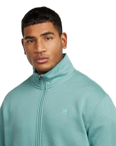 Veste G-Star Premium Core Track JKT en molleton bleu haut de gamme - 3