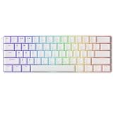 【国内正規品】MonsGeek(モンスギーク) FUN60 Ultra 無線対応モデル TMRセンサー アルミボディ 0.01mm ラピッドトリガー対応 磁気スイッチ Akko Glare Magnetic Switch 英語配列 テンキーレス 有線無線8K ホットスワップ MagMech（メカニカルスイッチ互換）SnapKeys (SOCD)対応 ARGB対応 ゲーミングキーボード White