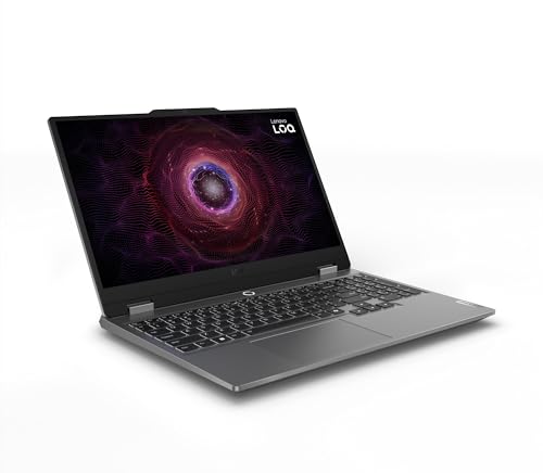 Image of Lenovo LOQ, AMD Ryzen 5 7235HS, RTX 3050A-4GB, 24GB RAM, 512GB SSD, FHD, 15.6 inch /39.6cm, 144Hz, Windows 11, Office Home 2024, Grey, 2.4Kg, 3 Mon. Game Pass, 83JC00GCIN, AI Gaming Laptop