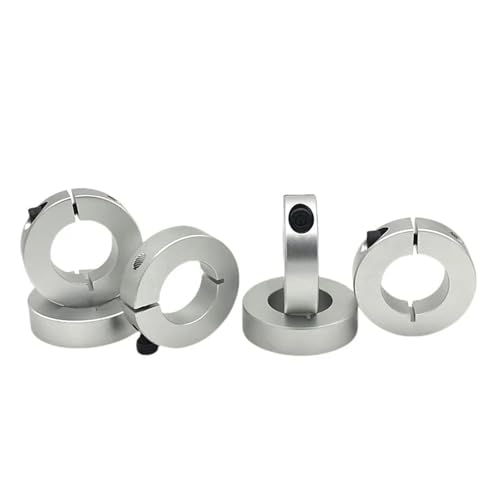 Collar de eje de aluminio 25-45-12 con anillo de límite ranurado 6