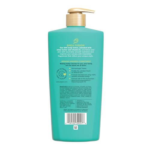 Image of Jergens Shea Fusion Tropical Escape Body Lotion, Shea Butter, 14 fl oz