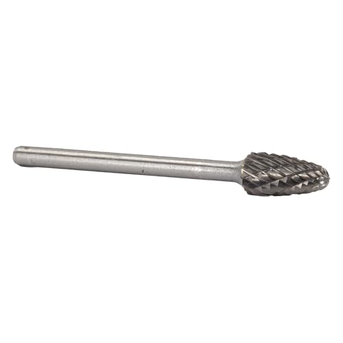 Image of Drill America SF-81 Carbide Burr /Rotary File Tree Radius End Double Cut for Die Grinder 3 /16 inch Dia. x 1 /2 inch Cut Length with 3 /16 inch Shank and 2 inch Overall Length, DUL Series