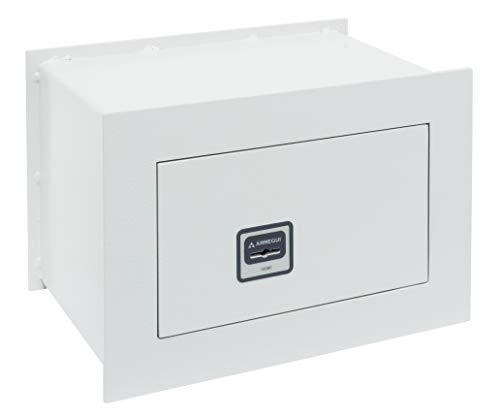 ARREGUI Ideal 5 271310 Caja Fuerte de Empotrar a Pared con Cerradura de Llave | Caja de Seguridad para Casa y Hogar | Fácil de Usar | 20 x 30 x 20 cm | 7 L