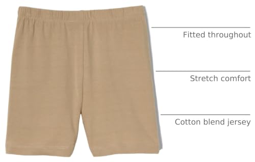 Image of French Toast Girls' Stretch Kick Short Bike Shorts