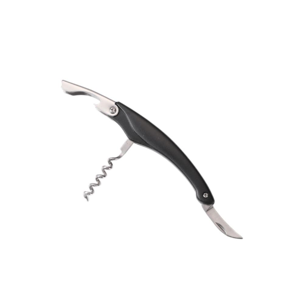 Sacacorchos profesional abridor de botellas de vino con cortador de papel de aluminio, llave de vino para camareros, servidores, cantineros, sumilleres y amantes del vino