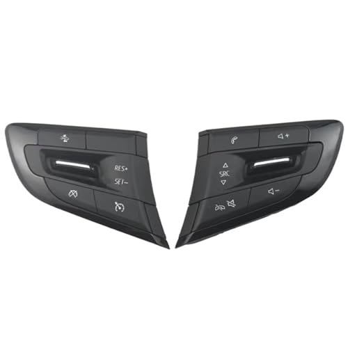 Boutons volant pour Chevy Trax 2019-2023 commande de croisière noire