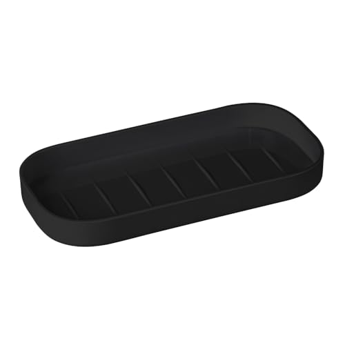 Conjunto para banheiro 3 peças Plástico Preto My Day Ordene