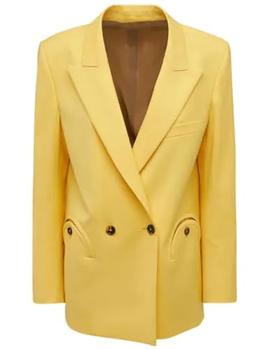 Blazer femme à revers de pointe, manteau de costume aux finitions tailleur
